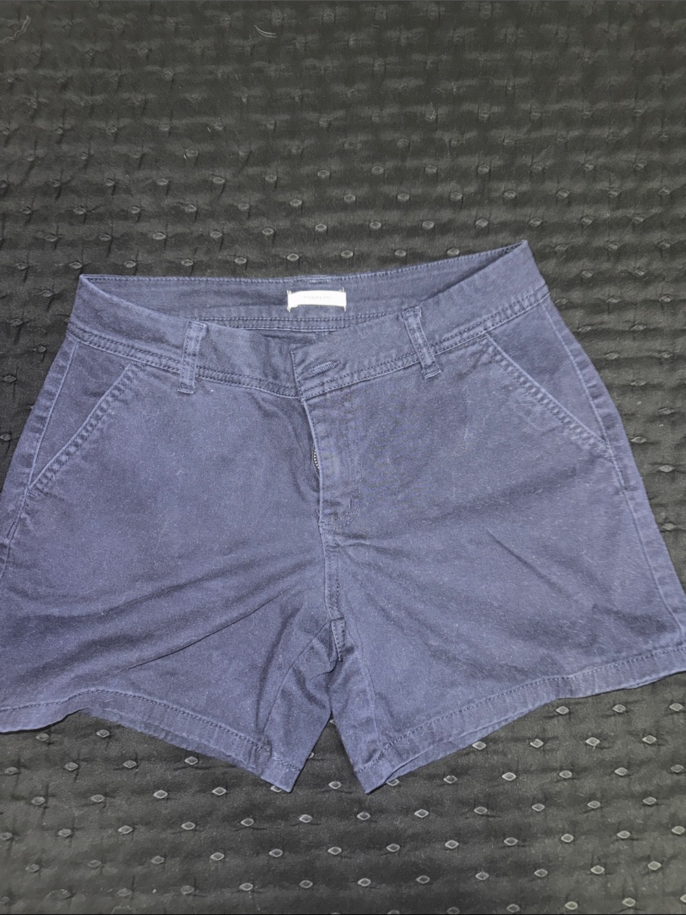 Maurices Navy High-Rise Bermuda Shorts